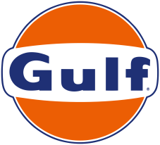 Gulf uusi logo, tarra
